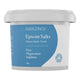 Front of 3kg tub of epsom salts detox bath soak.