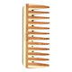 Bass Brushes Bamboo Comb - Wide Tooth is crafted from sustainable bamboo and offers a natural, eco-friendly alternative to plastic. The smooth bamboo teeth effortlessly glide through hair, helping to remove dander, particles, and other impurities, leaving your hair with a clean, even finish.