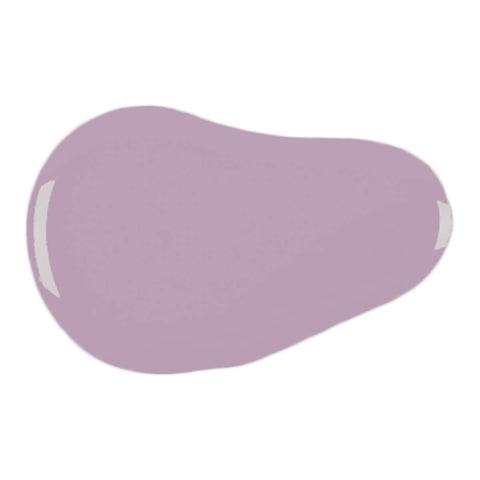 Swatch of plant-based nail polish in the shade 'Lovely Lavender'.