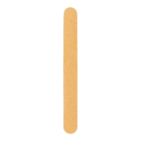 Nail file made of sandpaper and birch wood.