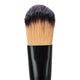 A close up of a vegan face mask brush, showing its bristles.