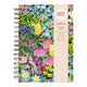 A5 lined, spiral bound journal made of recycled paper featuring illustrations of botanicals by Claire Ishino.