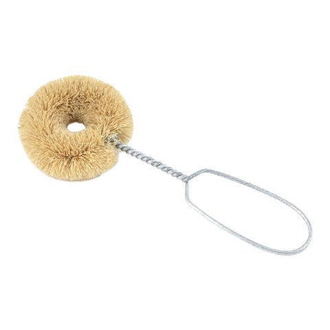 Plastic free, coconut fibre dish brush.