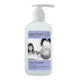 Pump bottle of natural hypoallergenic conditioner for curly hair.