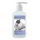 Pump bottle of natural hypoallergenic shampoo for fine hair.