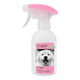 Front of spray bottle of natural insect repellent for pets.