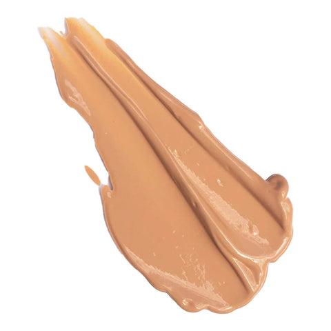 Swatch of liquid corrector makeup in the shade Cinco.