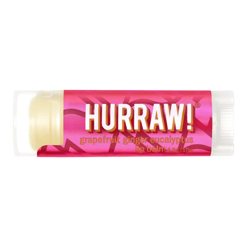 Tube of grapefruit, ginger and eucalyptus flavoured organic lip balm inspired by the Kapha Dosha from Ayurveda.