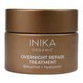 Jar of overnight repair treatment mask with bakuchiol and hyaluronic acid.