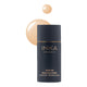 Bottle of organic serum foundation in the shade 'Bold', suitable for fair skin with yellow undertones.