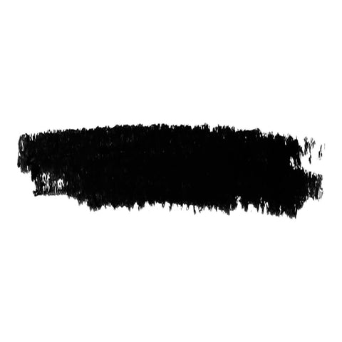 Swatch of Kylie's Professional Mineral Goddess Eye Pencil in shade 'Night', a deep rich creamy black.