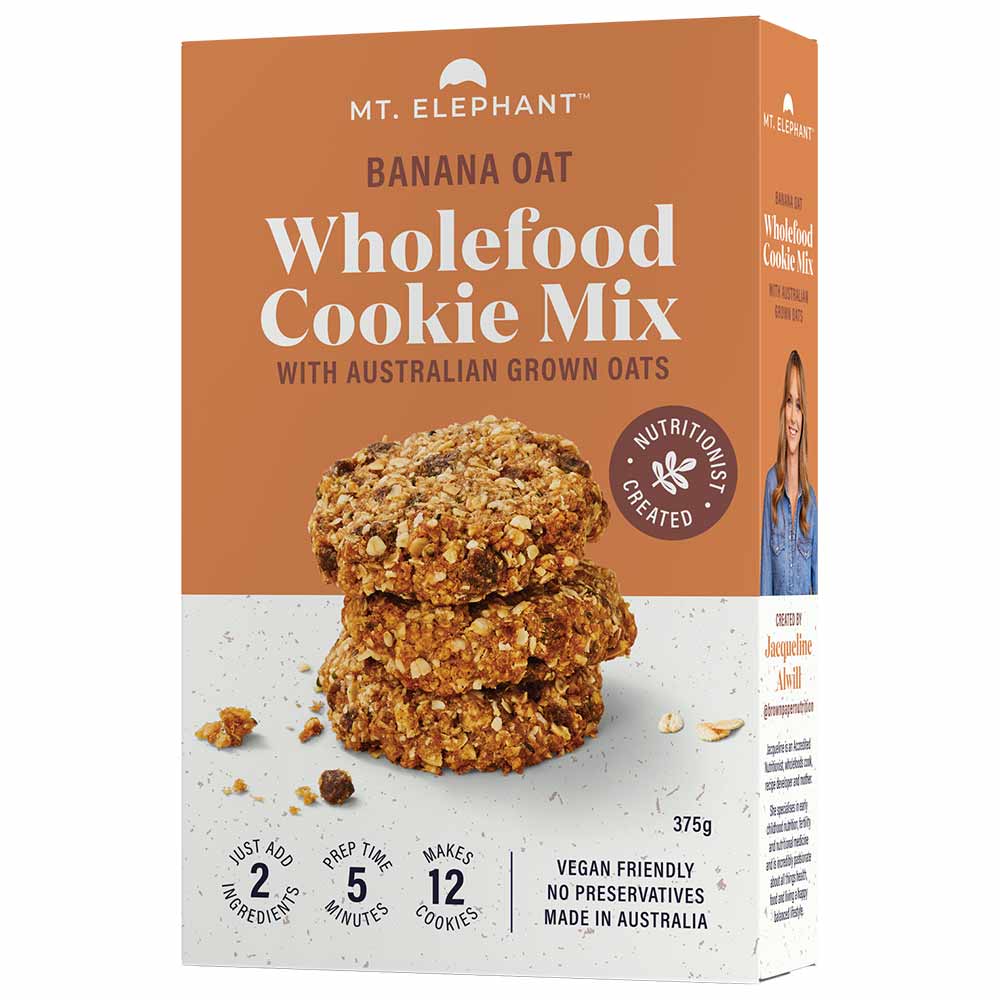 Mt. Elephant Banana Oat Superfood Cookie Mix - 375g – Flora & Fauna