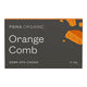 45g block of Pana Organic Orange Comb, a luxurious dark chocolate greeted with the burst of orange comb for a delightfully zesty crunch. Certified vegan, gluten free, and organic.