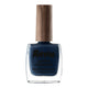 Bottle of non-toxic, deep blue nail polish with kale protein infusion.