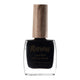 Bottle of non-toxic, glossy black nail polish with kale protein infusion.
