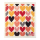 RetroKitchen Compostable Sponge Cloth, a super absorbent, machine washable and compostable dish cloth with a heart design.