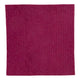 Dark pink organic dyed compostable sponge cloth.