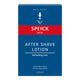 100ml box of Speick Men After Shave Lotion, a natural after shave with toning and revitalising witch hazel extract. It hydrates stressed skin after shaving and supports the skin’s own hydro-lipid balance. Packaged in a glass bottle.