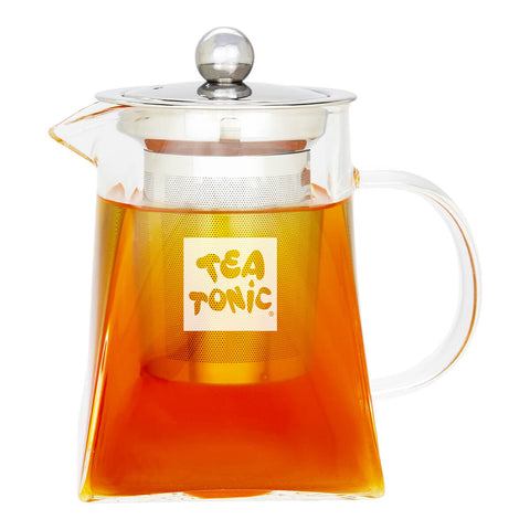 Square Glass Tea Pot