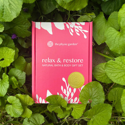 Natural Bath & Body Gift Set - Relax & Restore