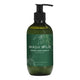 500ml pump bottle of Wash Wild Natural Shine Shampoo, a natural shampoo to cleanse, protect, add shine and strength to normal to oily hair. Soothing for the scalp and non-irritating with no parabens, sulphates or silicones. Packaged in a tinted green plastic bottle.