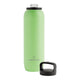 1L waterdrop All-Purpose Steel Bottle, a double walled, vacuum insulated, stainless steel water bottle with a neon green bottle and a black lid. The lid is screwed off the bottle.